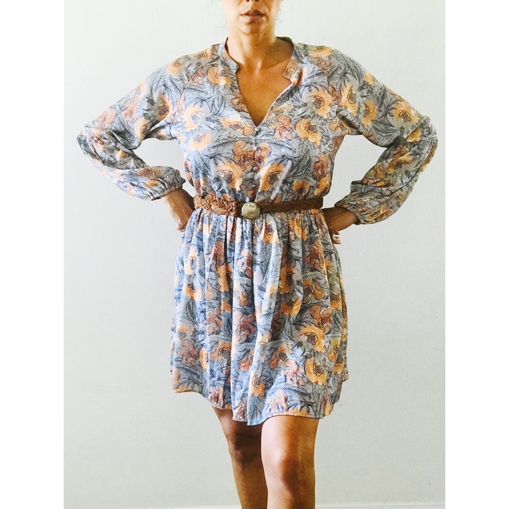 Nordstrom mini floral dress Sz M